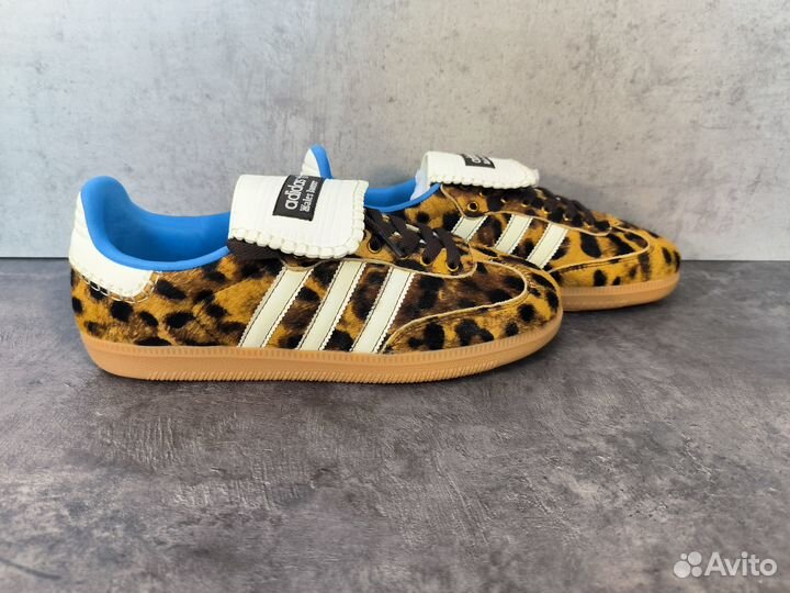 Кеды Adidas Samba Pony x Wales Bonner Leopard