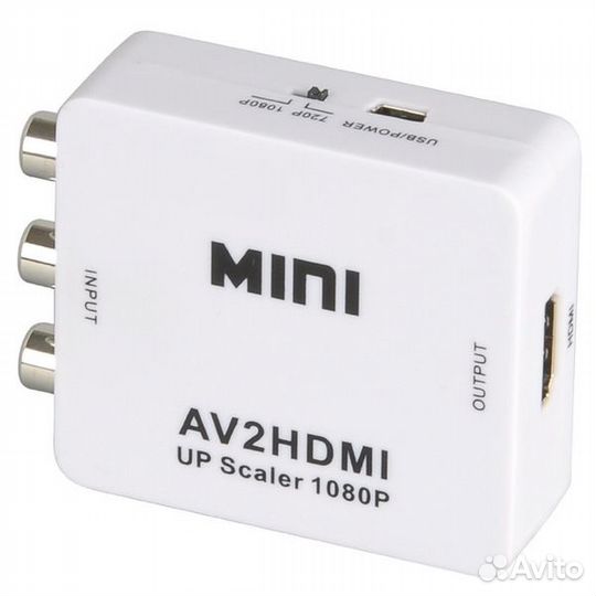 Адаптер переходник конвертер hdmi- RCA