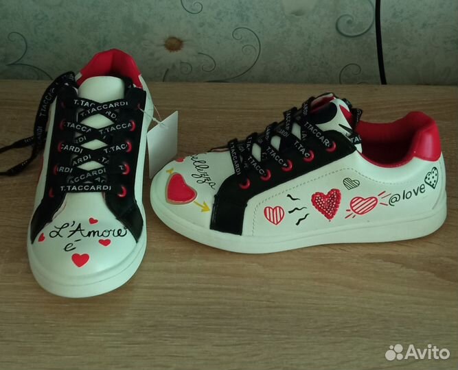 Полуботинки кроссовки девочке