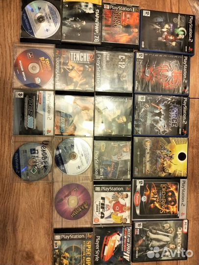 Диски для ps1 ps2 и pc