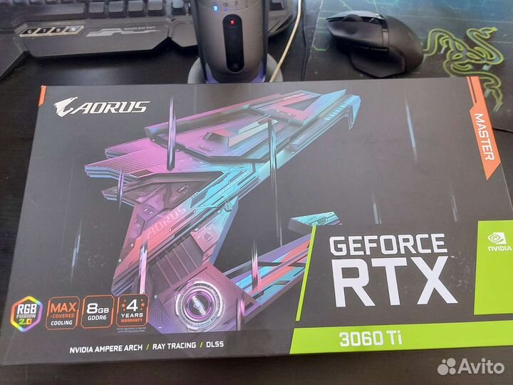 Видеокарта gigabyte rtx 3060 ti aorus master