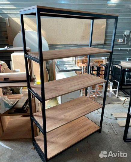 Стеллаж лофт. Доставка по РФ
