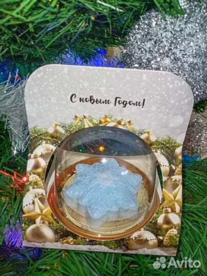 Новогодний набор из мыла ручной работы