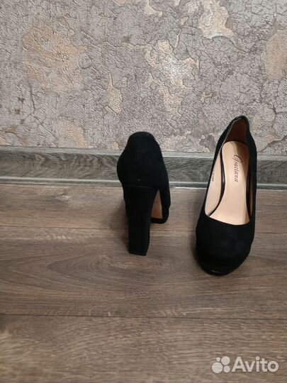 Туфли женские 36 размер замшевые