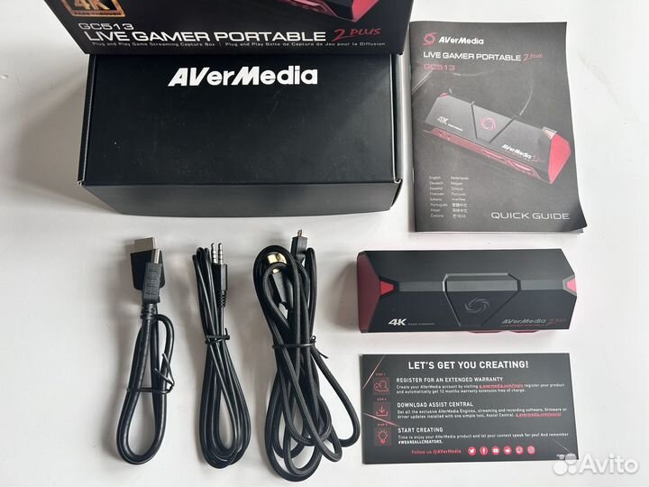 Карта видео захвата Avermedia live gamer portable