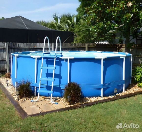 Каркасный бассейн для дачи
