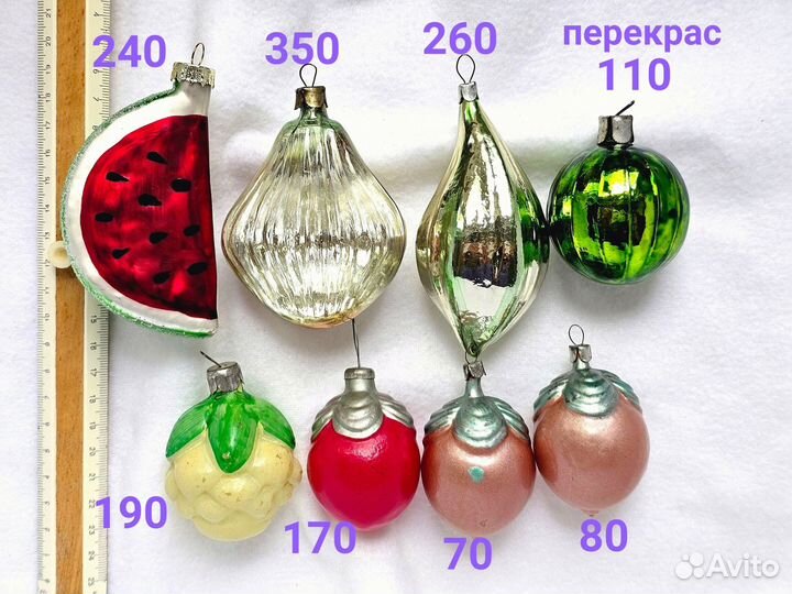 Елочные игрушки СССР, ГДР и прочие 11