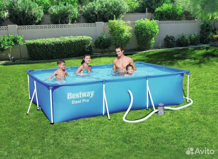 Бассейн bestway 300 х 201 х 66 см и фильтр-насос