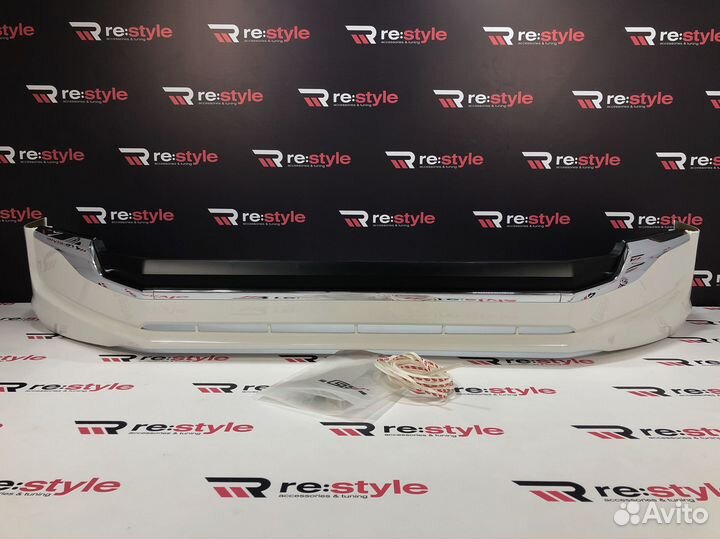 Сплиттер на бампер Toyota Land Cruiser Prado 150