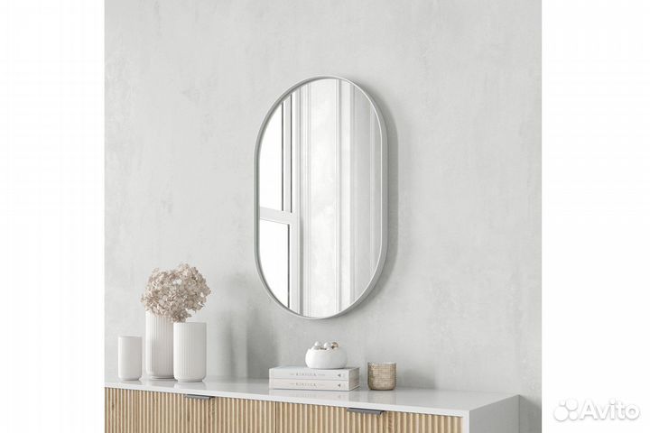 Зеркало капсула с окантовкой