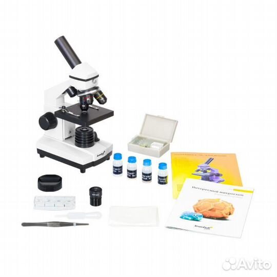 Микроскоп Levenhuk Rainbow 2L plus Moonstone\Лунный камень