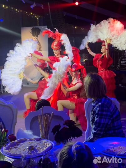 Перьевые веера в аренду