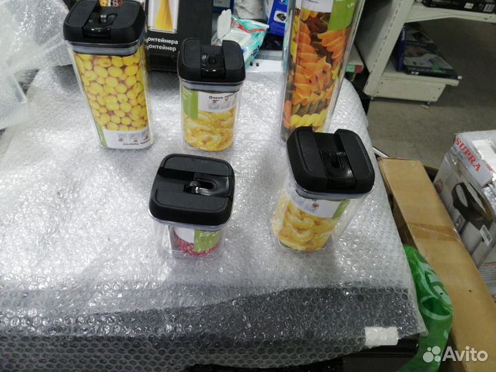 Контейнеры для еды, круп и продуктов 5 шт