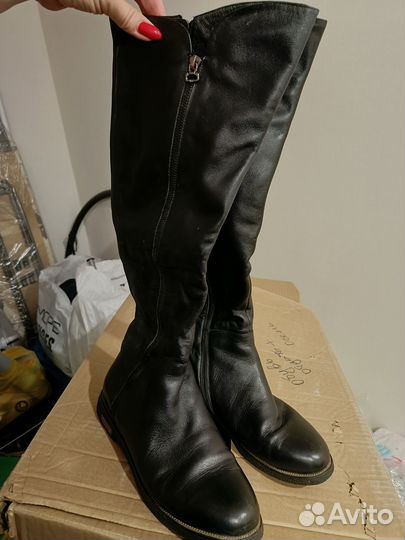 Сапоги женские натуральная кожа еврозима 40 р