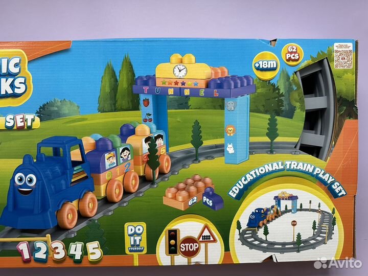 Конструктор поезд и железная дорога