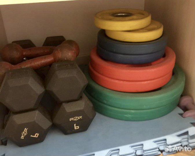 Блины для штанги 50 мм и гантели