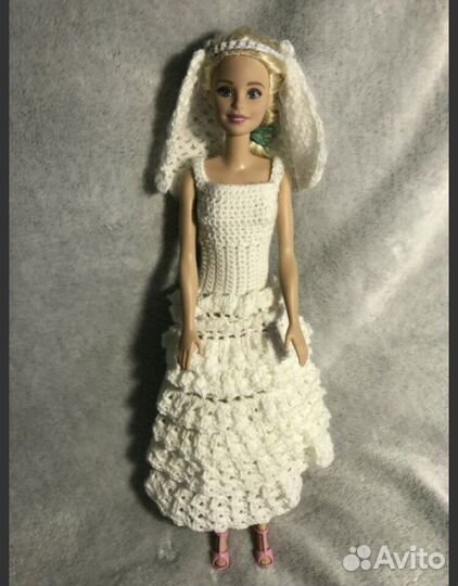 Барби свадебное платье