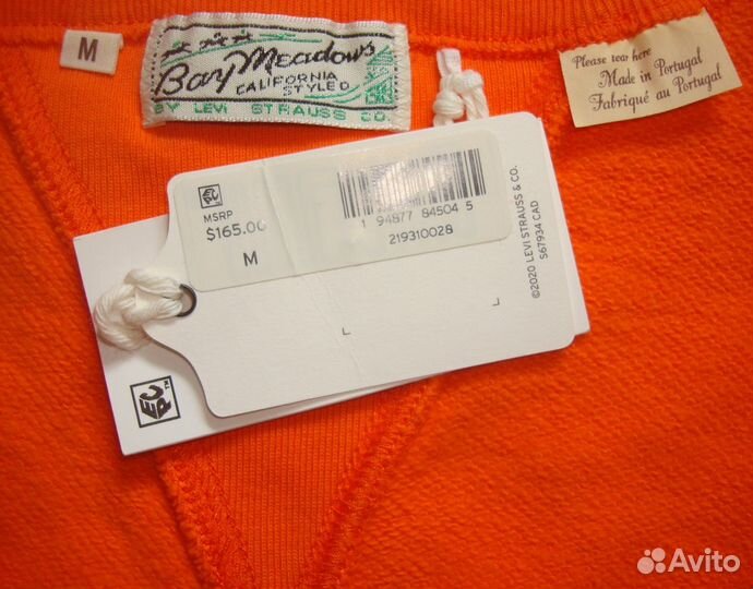 Свитшот Levis LVC 1930s «Bay Meadow Sweatshirt»