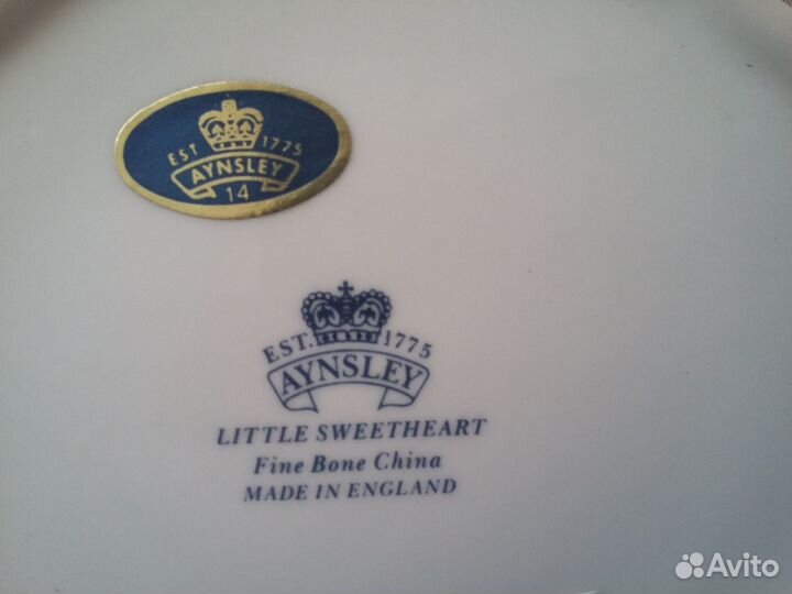 Фарфор aynsley Англия