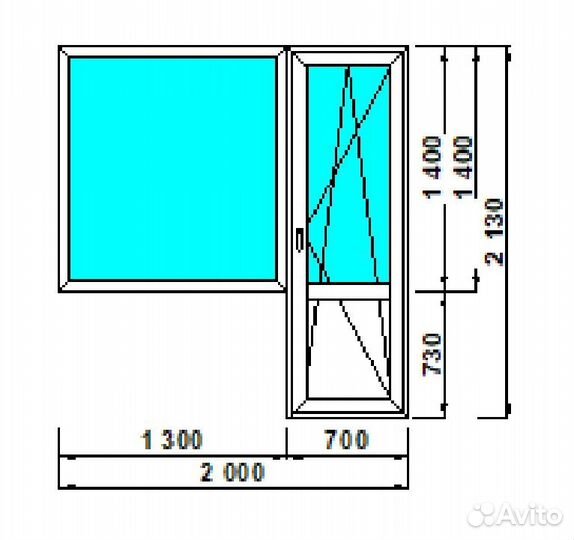 Пластиковые и алюминиевые окна, двери 2-4