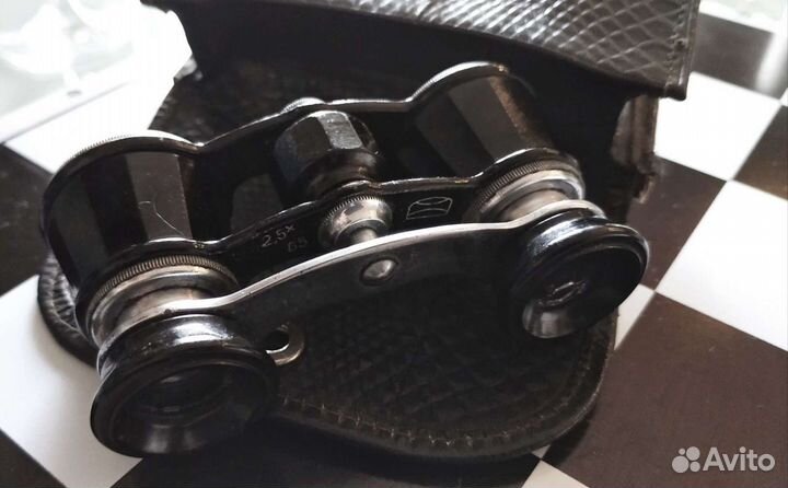Бинокль винтаж театральный 2,5 1950-е3