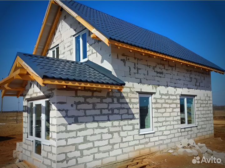 Строительство домов под ключ из газоблоков