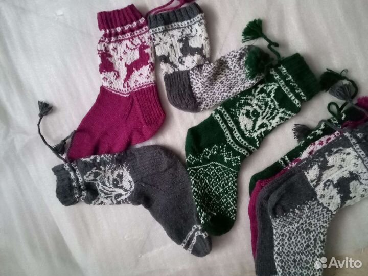 Шерстяные носки