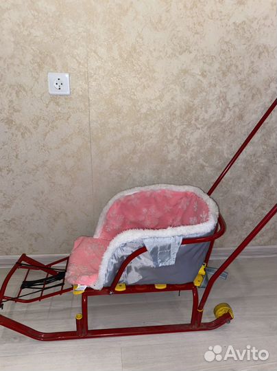 Санки с колесами