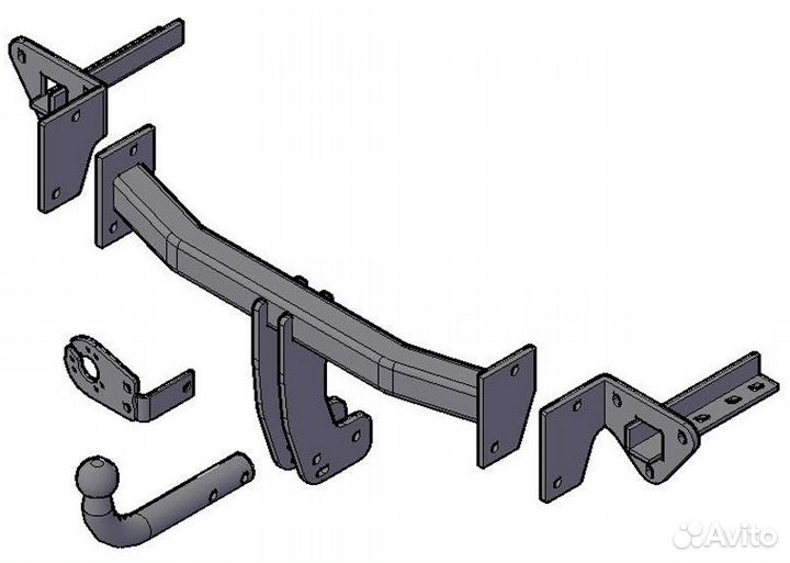 Фаркоп на Subaru Forester 2013-2018