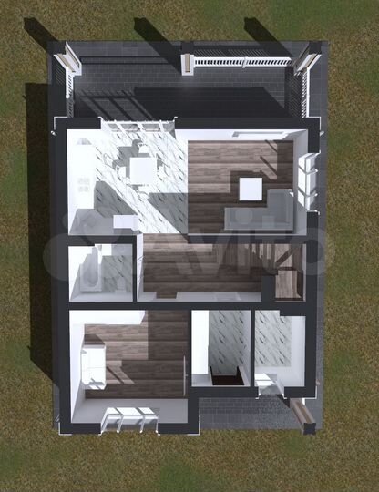 Коттедж 180 м² на участке 9 сот.