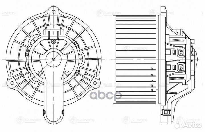 Вентилятор салона LFH08Y0 luzar