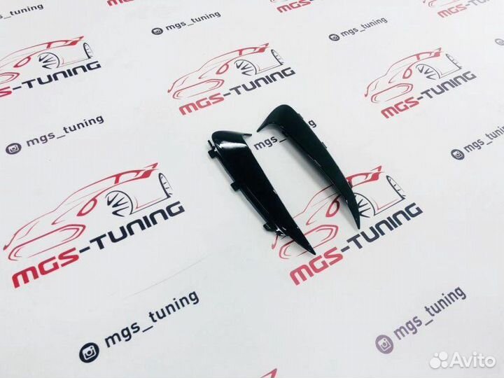 Плавники в задний бампер на C-Class w205