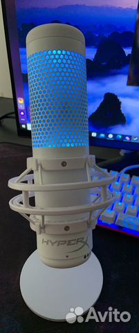 Микрофон HyperX Quadcast S (белый) купить в Москве | Электроника | Авито