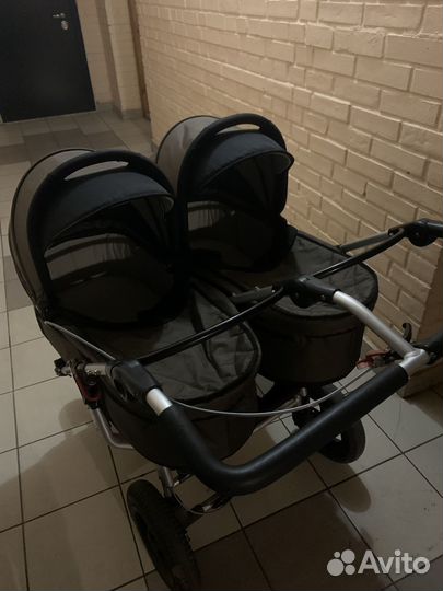 Коляска для двойни 2 в 1 tfk