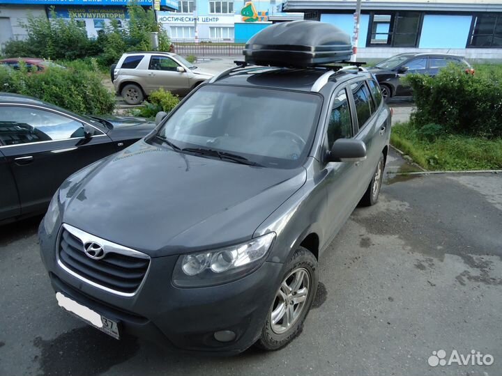 Багажник бокс на крышу Hyundai Santa Fe (2006-2012