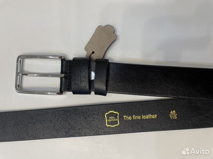 Ремень женский натуральная кожа черный
