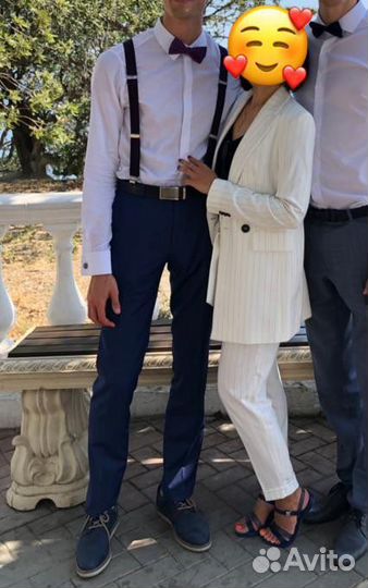 Брючный костюм женский 42 44 белый