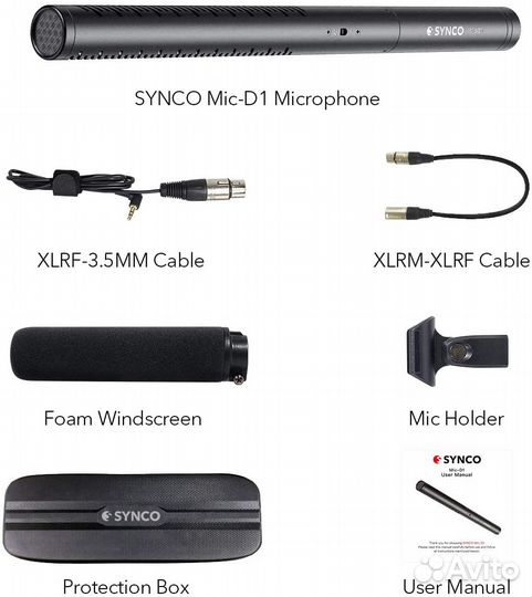 Накамерный микрофон Synco Mic-D1