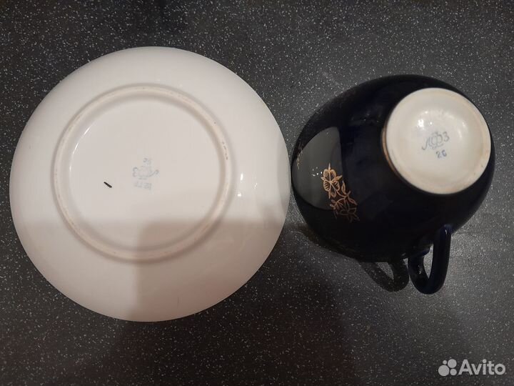 Чайная пара кобальт лфз