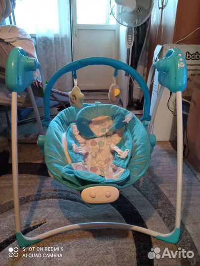 Детские электронные качели для новорожденных