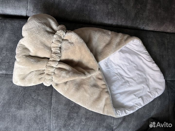 Детский пледик конверт на выписку