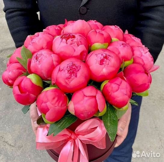 Пионы Розы Доставка