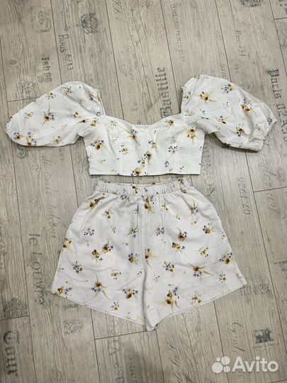 Костюм H&M р s, лен