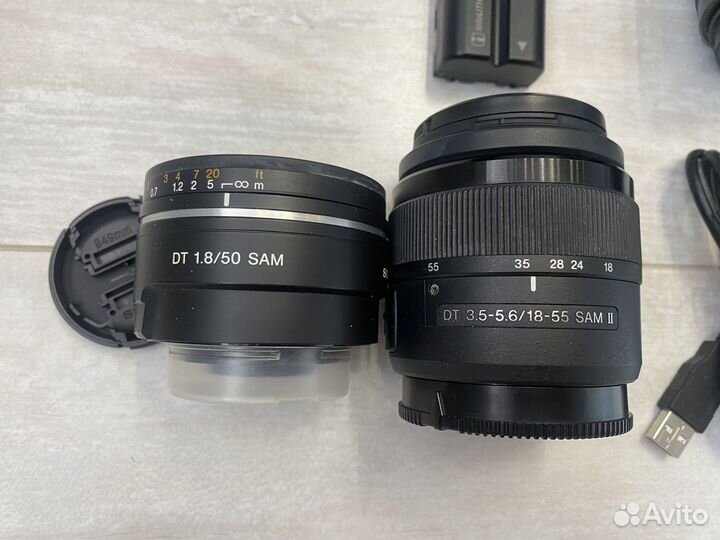 Фотоаппарат sony a58 и 3 объектива