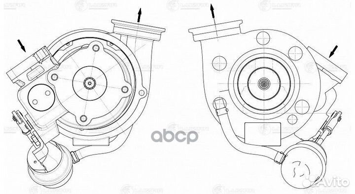 Турбокомпрессор LAT0343 luzar
