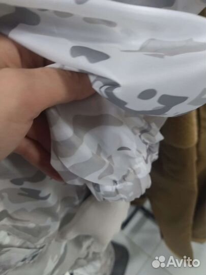 Масхалат Мультикам белый Зима