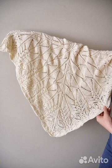 Плед детский вязаный ручная работа