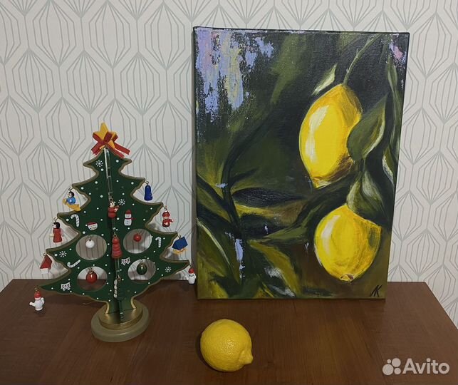 Картина Лимоны Акрил 30*40 см