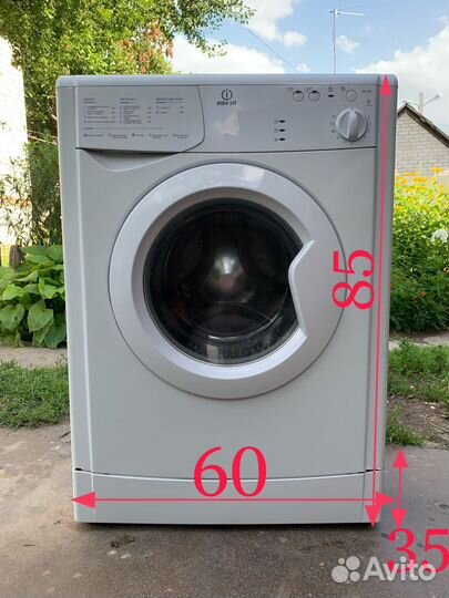Стиральная машинка бу indesit 4 кг гарантия