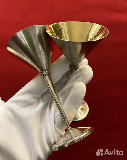 Серебряные бокалы, 875 пробы. СССР
